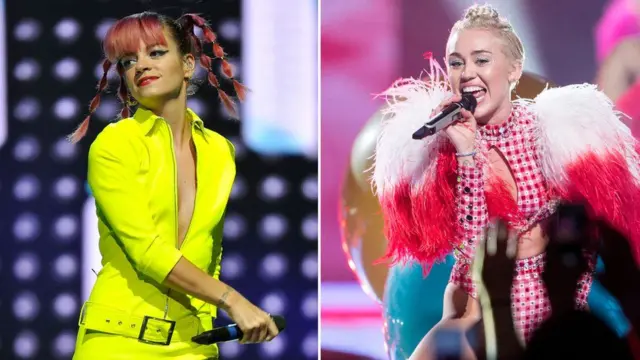 مايلي سايرس وليلي ألين