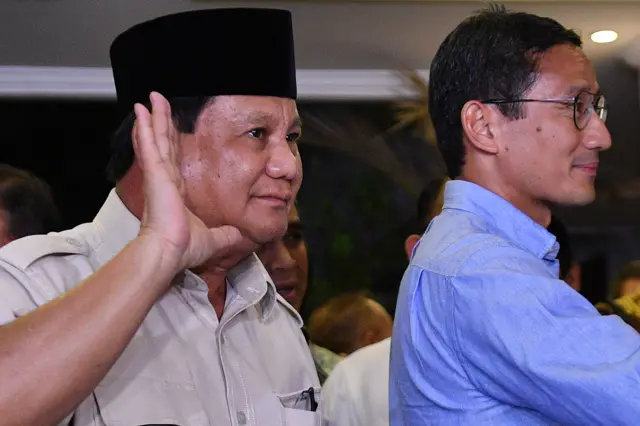 Prabowo Subianto dan Sandiaga Uno