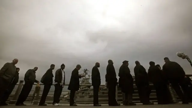 Fila de desempleados