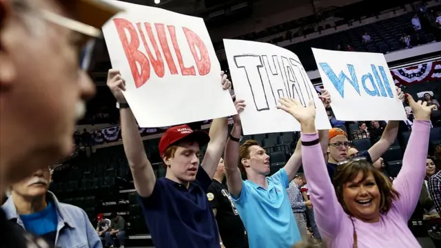 Simpatizantes de Donald Trump.