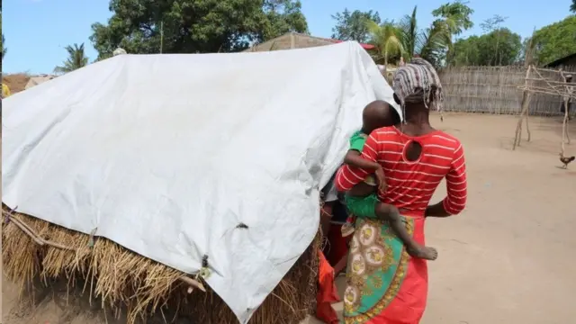 أقيمت مخيمات للمدنيين النازحين في منطقة كابو ديلغادو