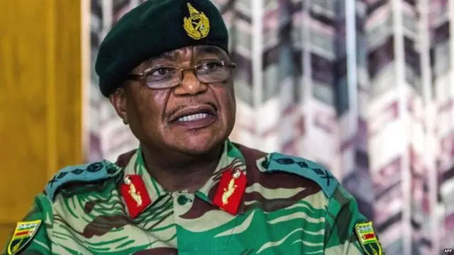 Zimbabwe Army General Constantino Chiwenga warned of a military takeover