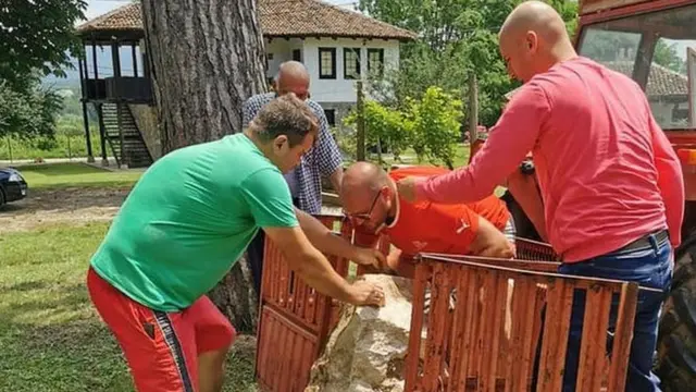 Transport žrtvenika do Zavičajnog muzeja u Knjaževcu