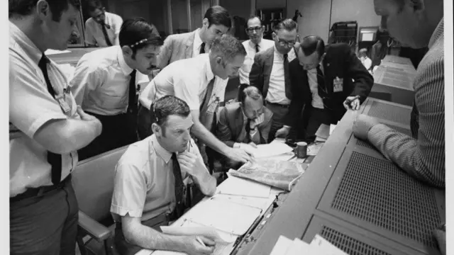 Глинн Ланни во время миссии по спасению «Аполлона-13»