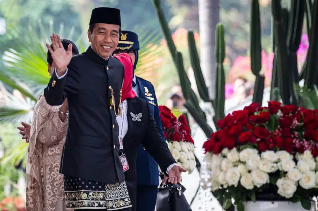 Jokowi sidang tahunan MPR/DPR.