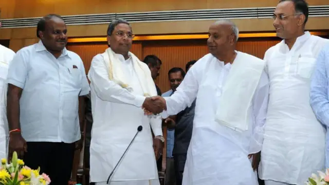 దేవెగౌడతో సిద్ధరామయ్య