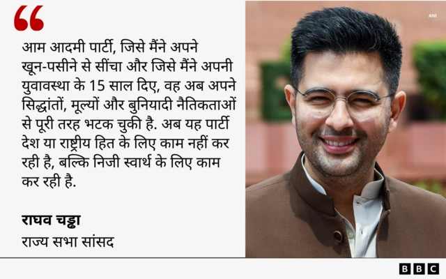 राघव चड्ढा का कोट