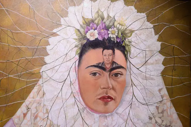 "Diego en mi pensamiento", de Frida Kahlo