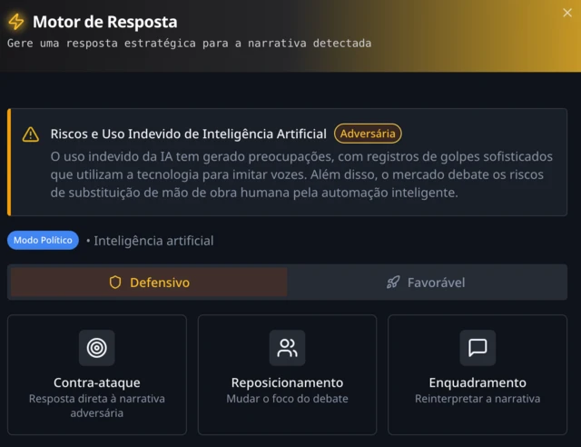 Imagem de site usado para ajudar candidatos com IA