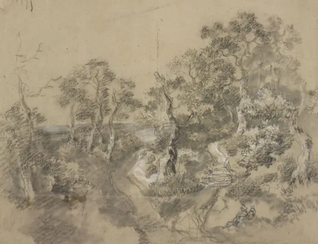 Рисунок Гейнсборо из Королевской коллекции