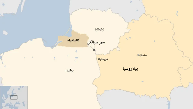 خارطة تبين ممر سوالكي