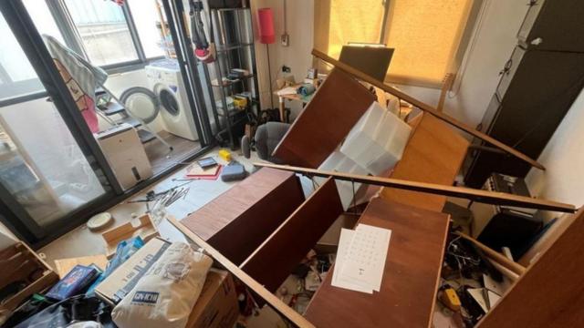 揺れは新台北市でも感じられ、家具などが倒れる被害が出た