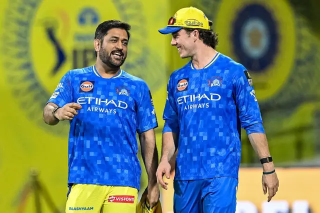 காயம் காரணமாக தோனி, பிரெவிஸ் ஆகியோர் இந்தப் போட்டியில் விளையாடவில்லை