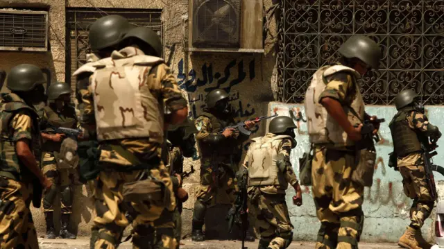 قوات من الجيش المصري
