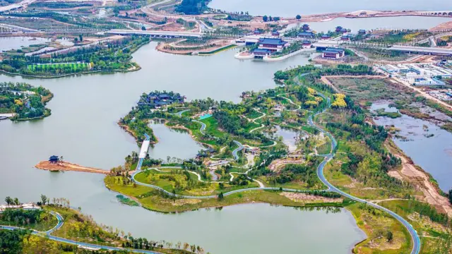 雄安新區的水體生態優美