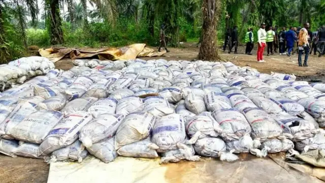 Some illegally refined petroleum products Govnor Wike discover for Ibaa, Emohua LGA