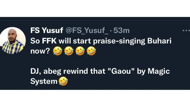 Esi ọmọ Naijiria si FFK