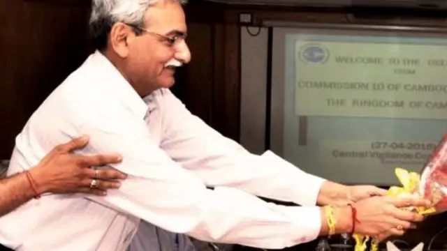 CVCचे मुख्य आयुक्त के. व्ही. चौधरी