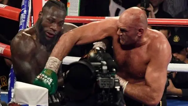 Deontay Wilder and Tyson Fury