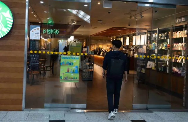 दक्षिण कोरियाको एक पसल