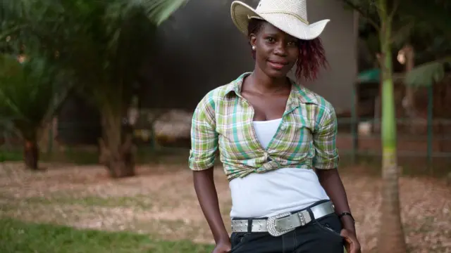 Viola Namuwawu, w'imyaka 24, utuye i Bunga i Kampala muri Uganda