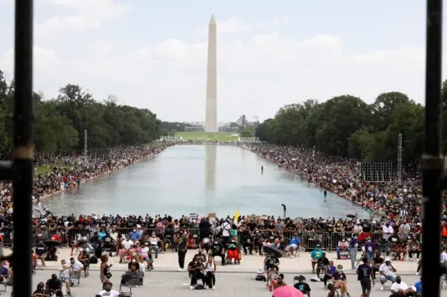 Una manifestación en Washington DC