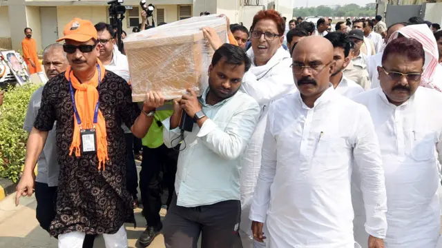 सुशील मोदी का पार्थिव शरीर