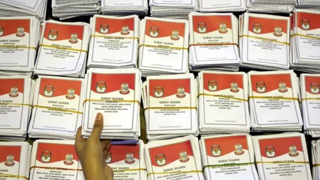kertas suara pilkada