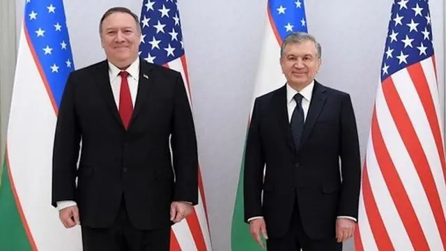 Майк Помпео ва Шавкат Мирзиёев