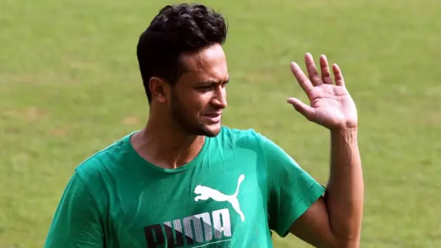 সাকিব আল হাসানের আজকের ছবি, মিরপুর স্টেডিয়ামে