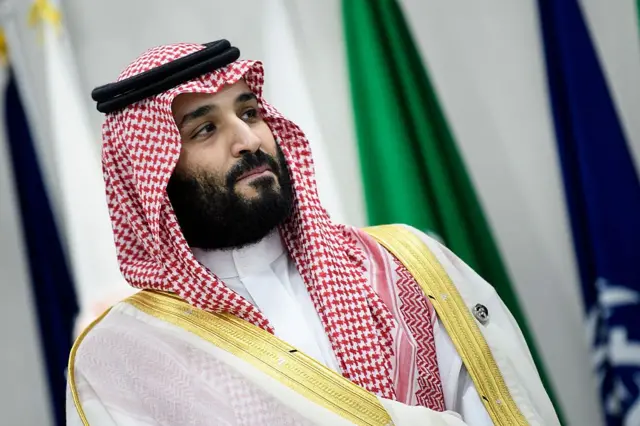 Retrato del príncipe Mohammed bin Salman