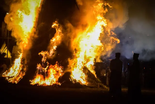 የደመራ አከባበር በመስቀል በዓል