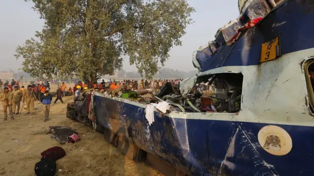 انڈیا ٹرین حادثہ