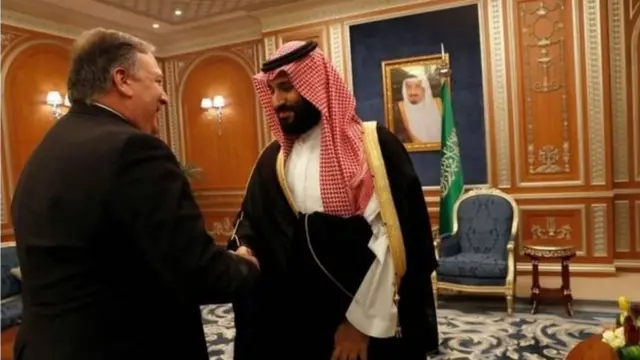 پومپیو اور سعودی ولی عہد