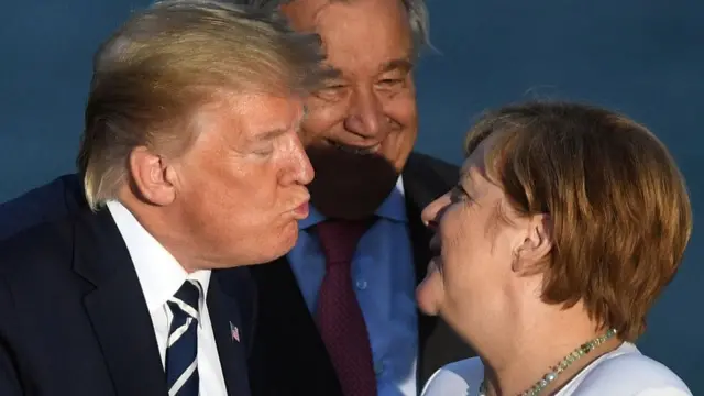 Дональд Трамп, Ангела Меркель