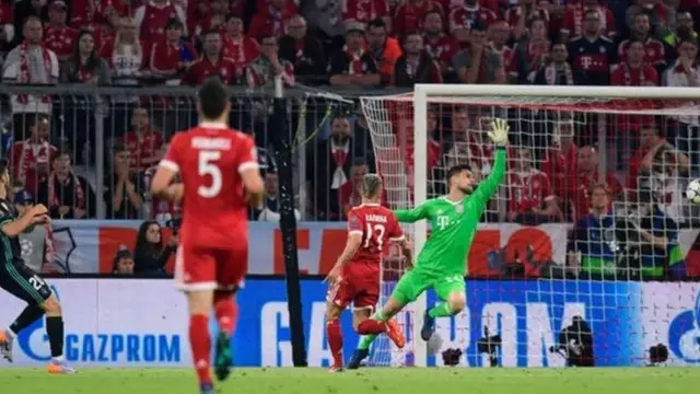 Asensio akifunga bao la pili la ushindi la Real Madrid dhidi ya Bayern