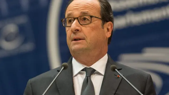 Президент Франции Франсуа Олланд