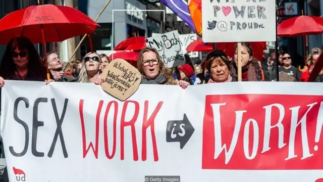 સેક્સ વર્કના સમર્થનમાં ઉતરેલી મહિલાઓ