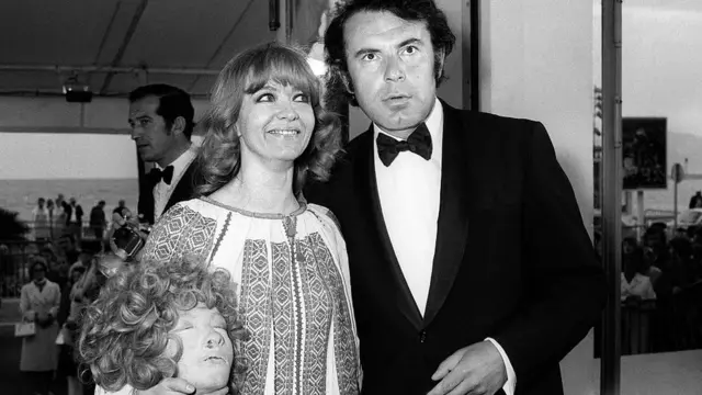 Milena Dravić i Miloš Forman na festivalu u Kanu