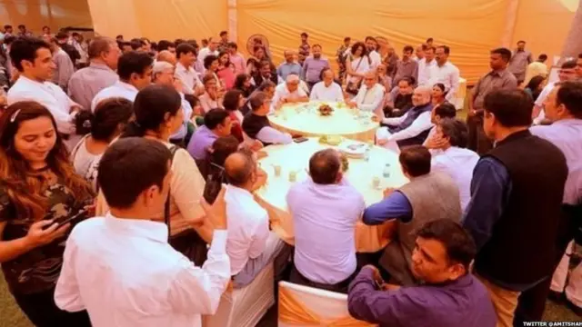 Narinder Modi and Amit Shah