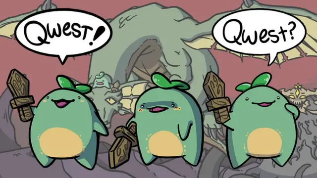 Quadrinhos de Quest Sprout