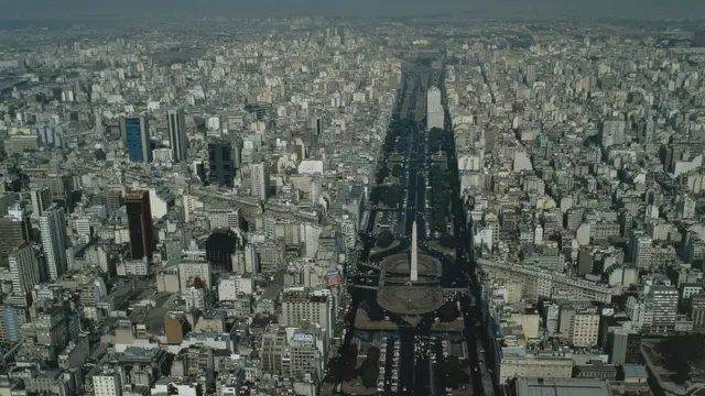 Vista aérea de Buenos Aires