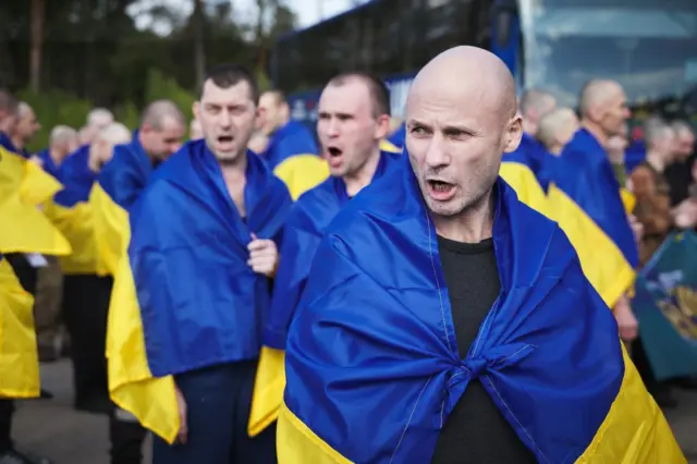 Військовополонені в прапорах
