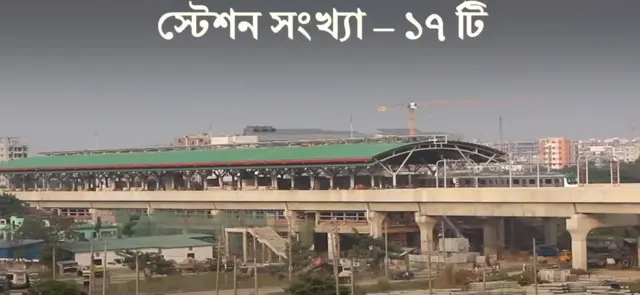 প্রতি ঘণ্টায় মেট্রোরেল ৬০ হাজার যাত্রী পরিবহন করতে পারবে
