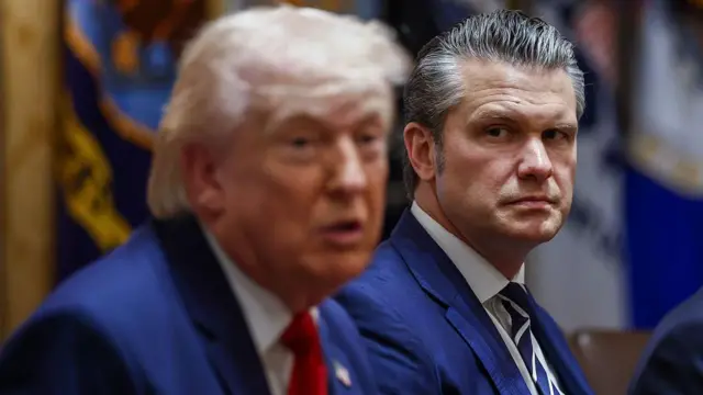 अमेरिकी रक्षा मंत्री पीट हेगसेथ