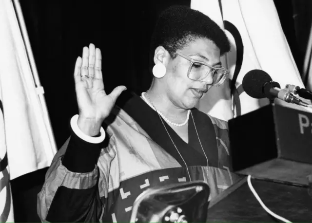 Foto of Anita DeFrantz for 1986