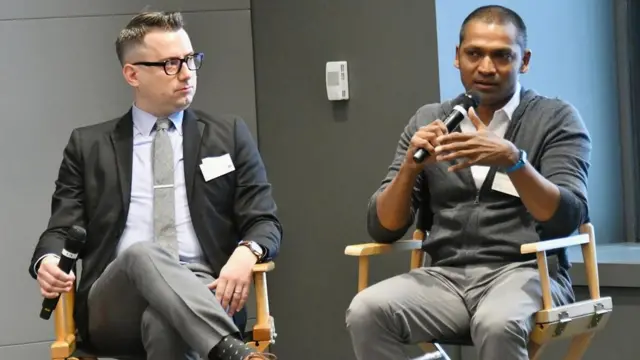 راجيش أناندان (يمين)، مؤسس ألترانوتس، التي تهدف إلى إثبات قيمة التنوع العصبي في بيئة العمل