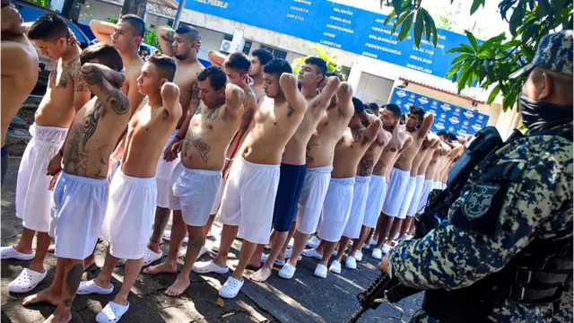 Pandilleros detenidos