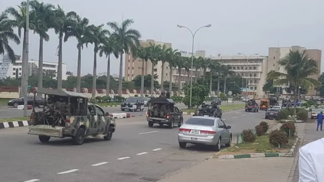 Awọn sọja nigboro iluu Abuja