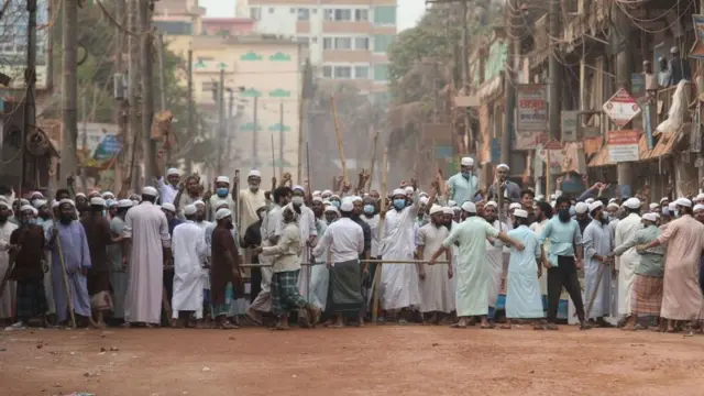 बाङ्ग्लादेशमा मोदीको विरोध